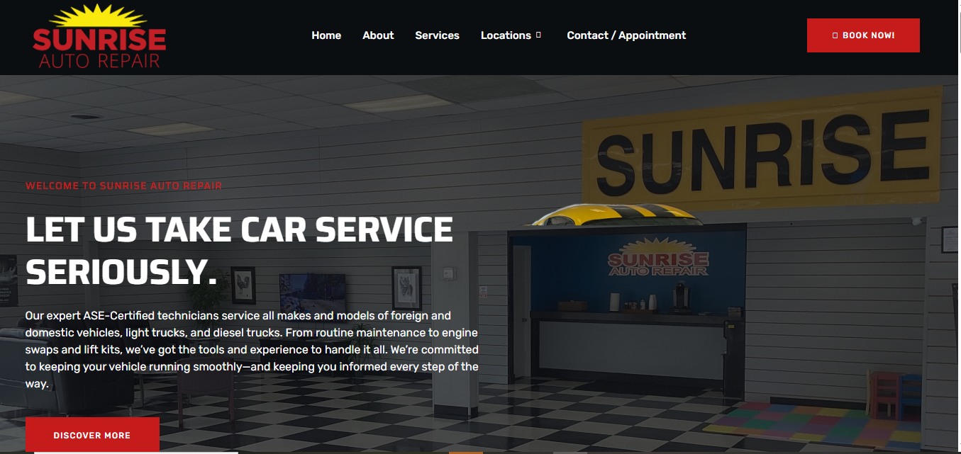 GoHighLevel CRM Implementation — Auto Repair GoHighLevel project